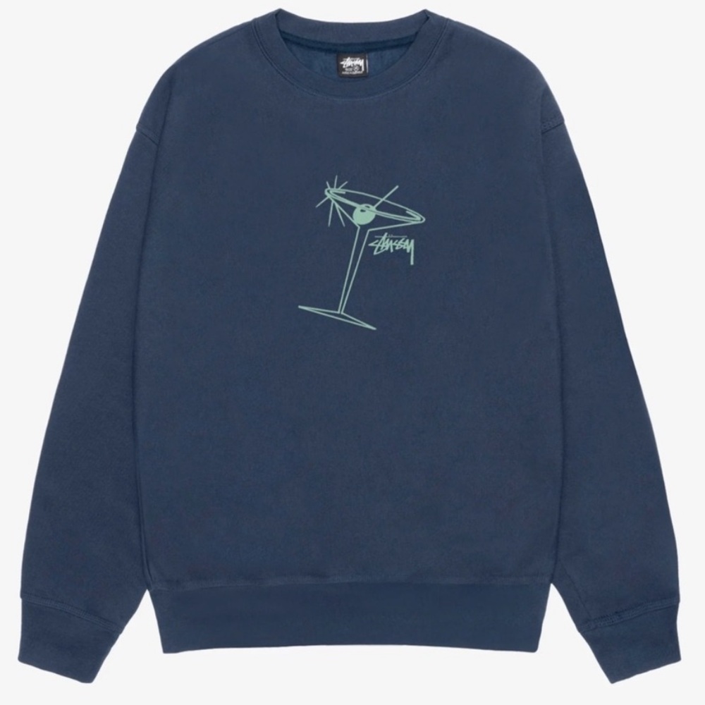 Stussy Martini Crewneck Sweatshirt (Rare)